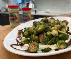 Brussel sprouts with horseradish