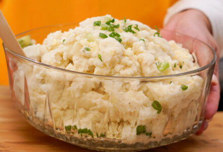 Horseradish mashed potatoes