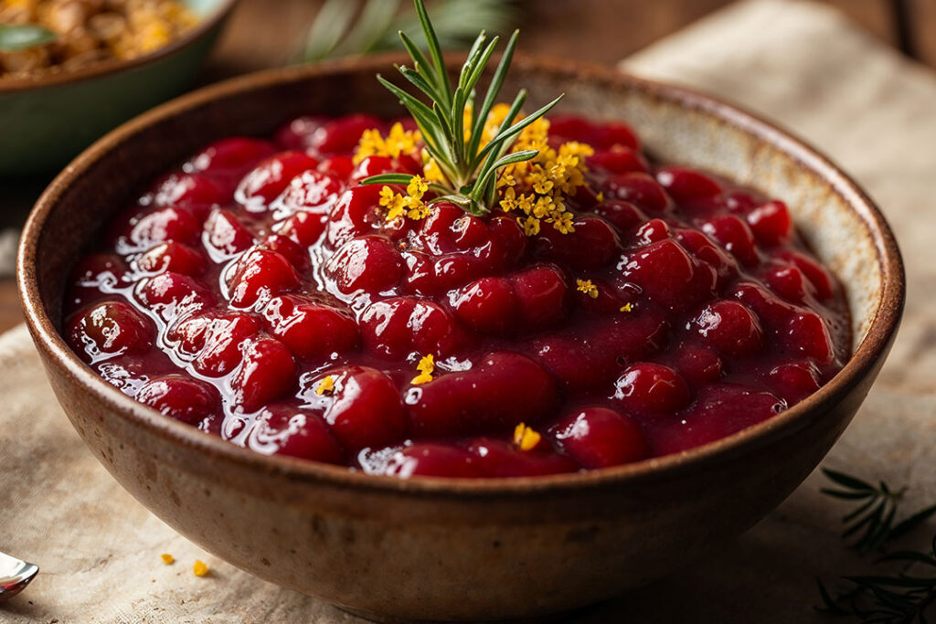 Atomic horseradish cranberry sauce