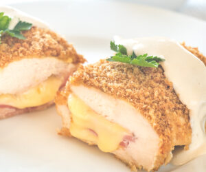 Easy chicken cordon bleu recipe in Los Angeles, CA and New York, NY