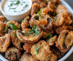 Crispy Air-Fried Mushrooms with Morehouse Creamy Horseradish recipe in Los Angeles, CA and Santa Ana, CA