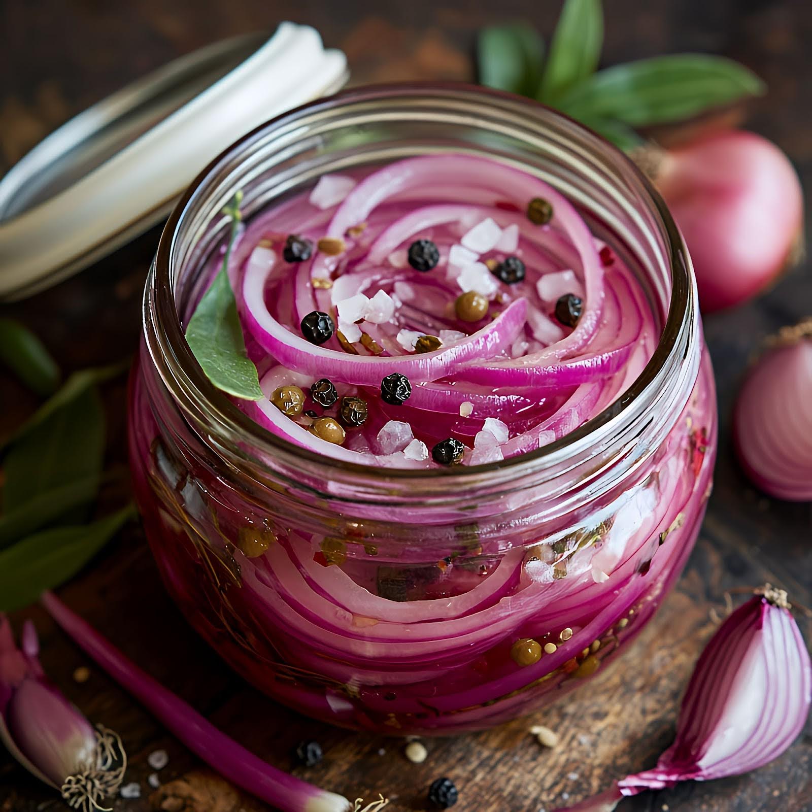 スタイリング剤 onion Quick Atomic Pickled Onions Recipe w/ Extra Hot Horseradish Kick