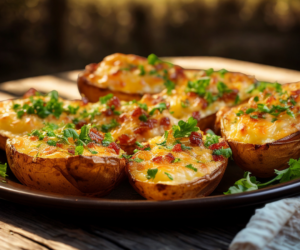 Best grilled twice baked potato recipe