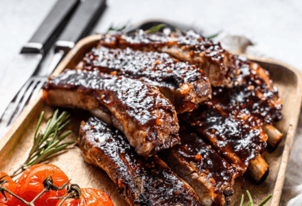 Bbq ribs with horseradish recipe in Los Angeles, CA and San Diego, CA.