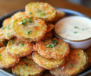 Morehouse Fried Pickles with Horseradish Sauce